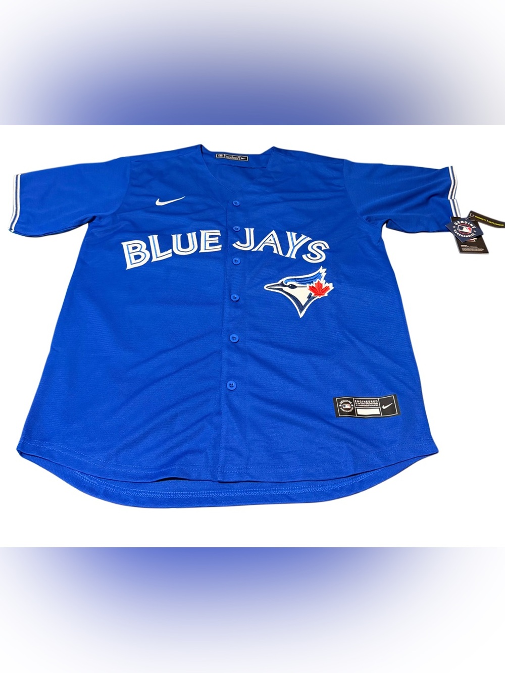 Toronto Blue Jays Nike Jersey Mens Large Blue MLB New With Tags